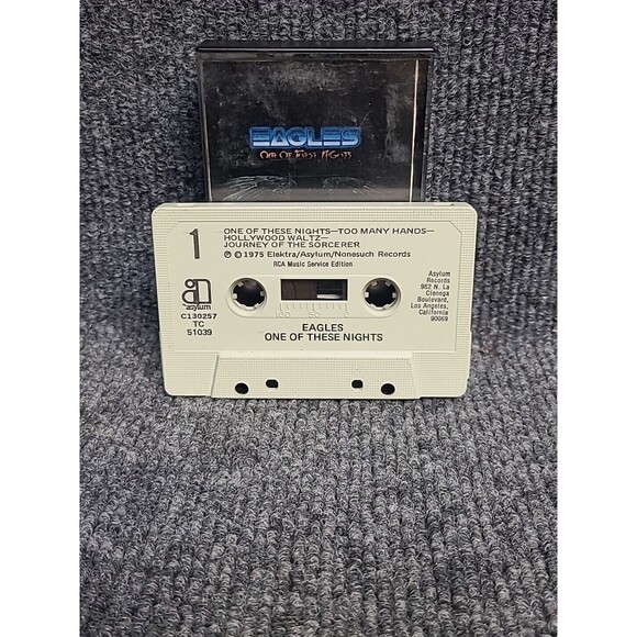 Vintage Eagles "One of These Nights" Cassette Tape 1975 Asylum Records - Picture 3 of 4